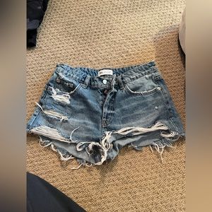 Zara jean shorts